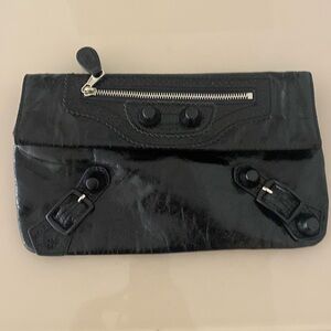 Balenciaga Black Clutch